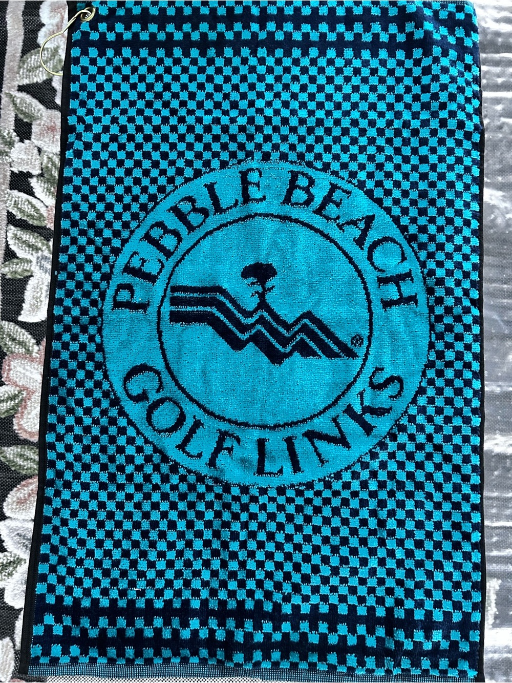 Pebble Beach Golf Links luxury golf towel 100% cotton by Sir Christopher Hatton